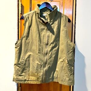 Max Jeans Olive Vest